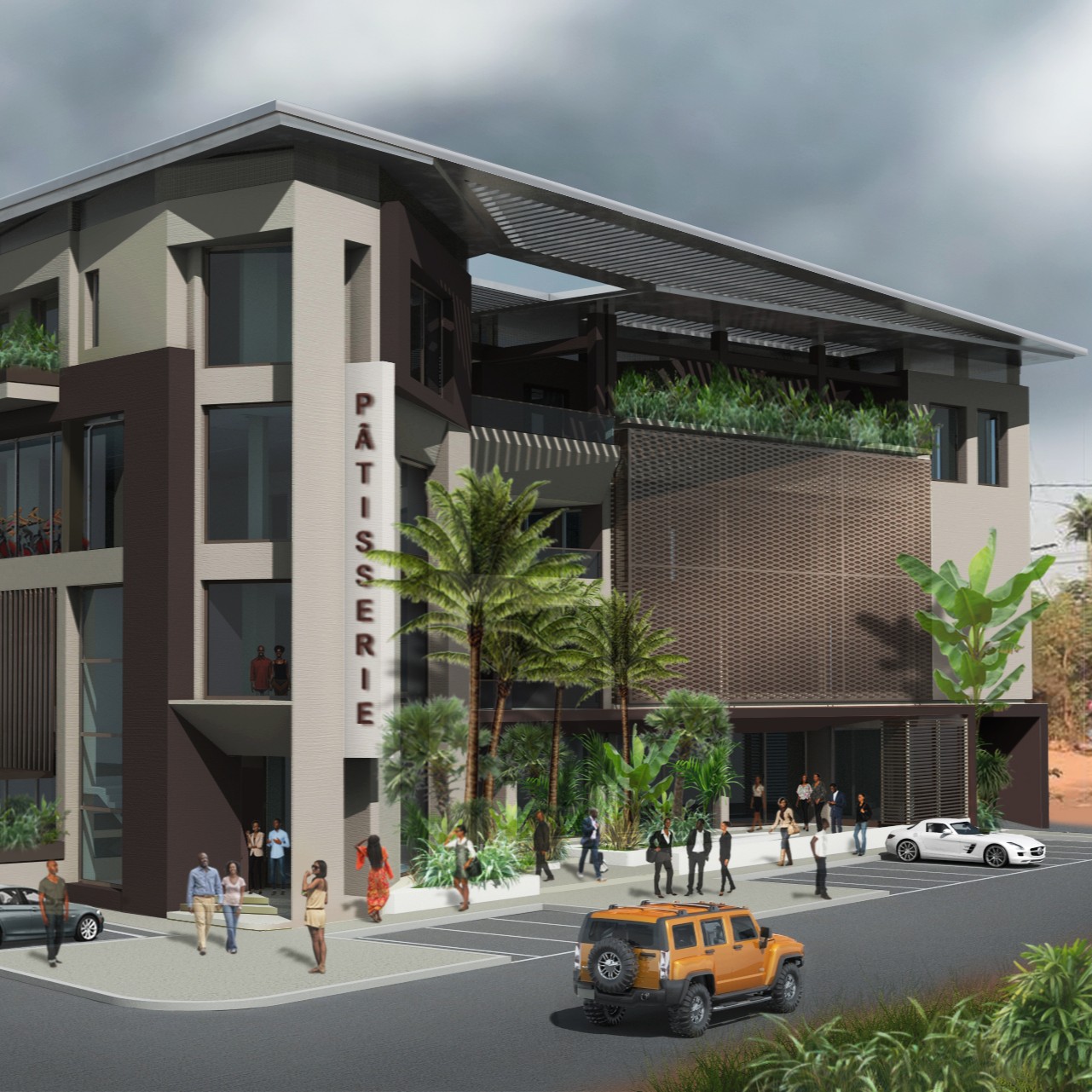 EDIFICIO RESIDENZIALE - COMMERCIALE BAMAKO